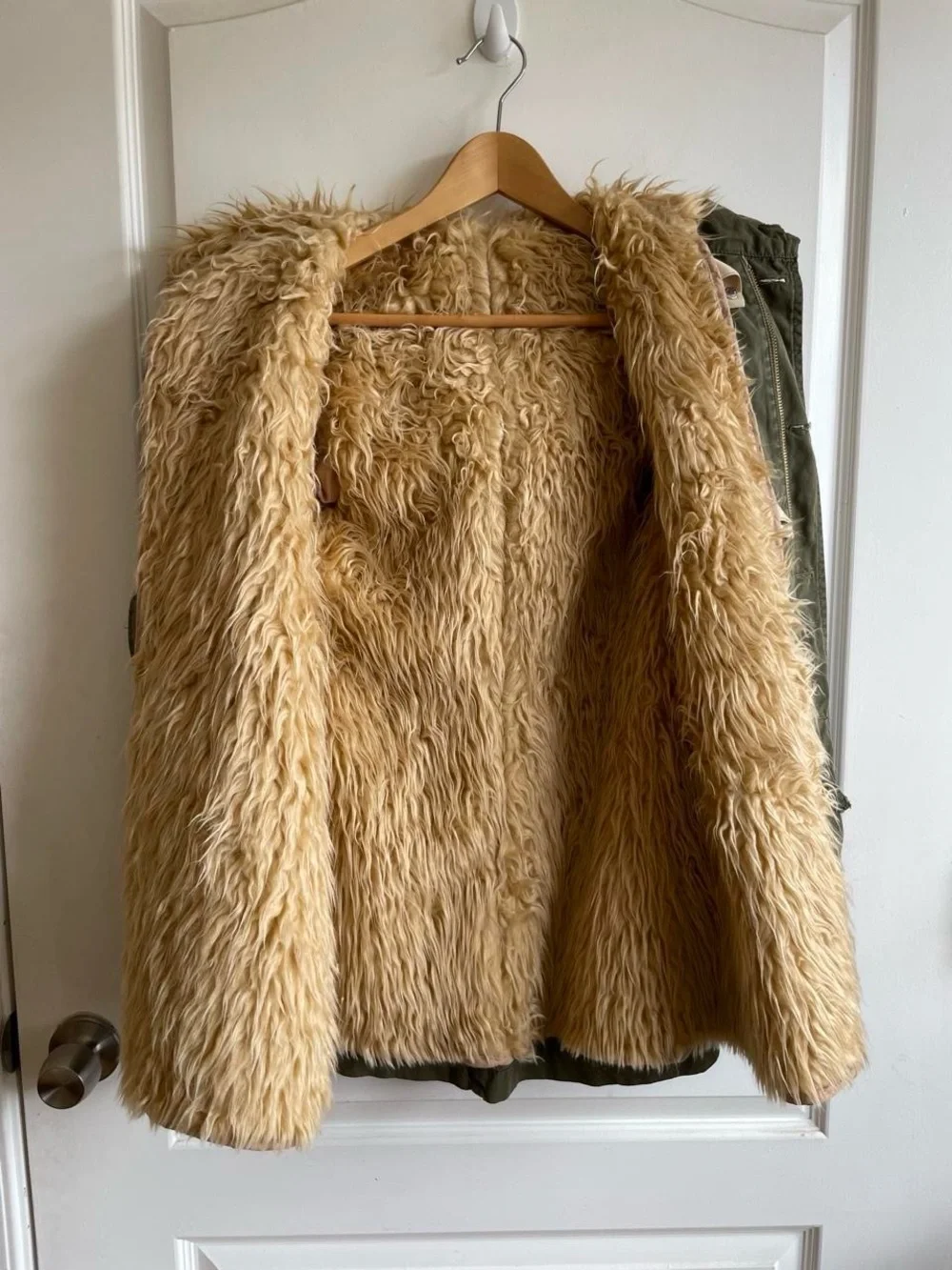 Kids Size 8 Green Cotton Parka Knit Lined Nolita Pocket By Yoox Kids Coat